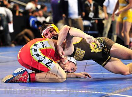 Thumbnail 3 in CIF Southern Section Masters Wrestling Championships (Day 2 - Finals) photogallery.
