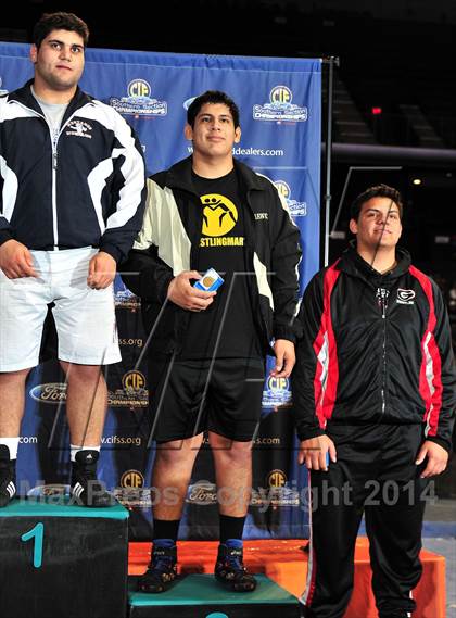 Thumbnail 3 in CIF Southern Section Masters Wrestling Championships (Day 2 - Finals) photogallery.