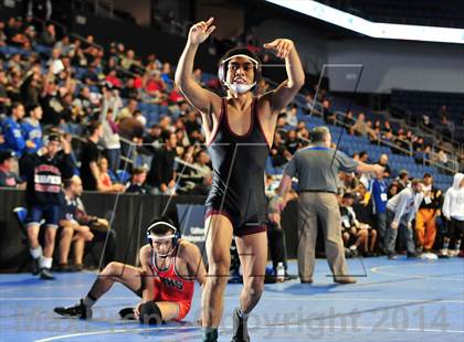 Thumbnail 3 in CIF Southern Section Masters Wrestling Championships (Day 2 - Finals) photogallery.
