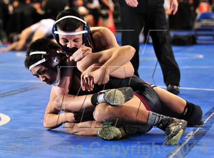 Thumbnail 2 in CIF Southern Section Masters Wrestling Championships (Day 2 - Finals) photogallery.
