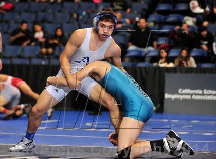 Thumbnail 3 in CIF Southern Section Masters Wrestling Championships (Day 2 - Finals) photogallery.