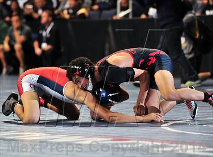Thumbnail 2 in CIF Southern Section Masters Wrestling Championships (Day 2 - Finals) photogallery.