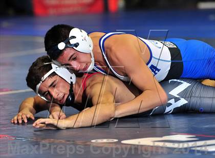 Thumbnail 3 in CIF Southern Section Masters Wrestling Championships (Day 2 - Finals) photogallery.