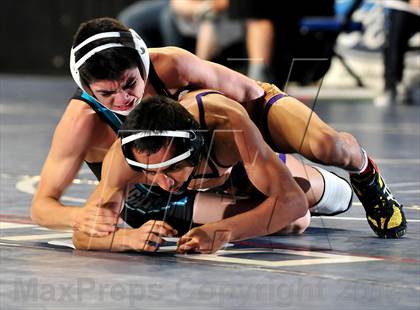 Thumbnail 3 in CIF Southern Section Masters Wrestling Championships (Day 2 - Finals) photogallery.