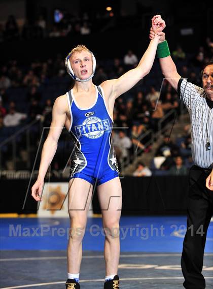 Thumbnail 2 in CIF Southern Section Masters Wrestling Championships (Day 2 - Finals) photogallery.