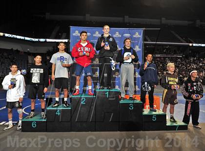 Thumbnail 3 in CIF Southern Section Masters Wrestling Championships (Day 2 - Finals) photogallery.