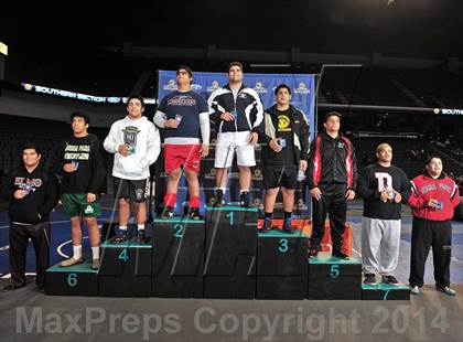 Thumbnail 3 in CIF Southern Section Masters Wrestling Championships (Day 2 - Finals) photogallery.