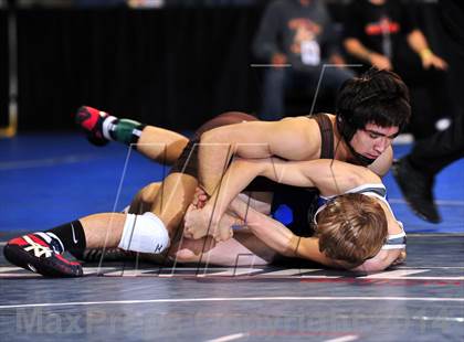 Thumbnail 3 in CIF Southern Section Masters Wrestling Championships (Day 2 - Finals) photogallery.