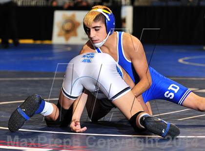 Thumbnail 3 in CIF Southern Section Masters Wrestling Championships (Day 2 - Finals) photogallery.