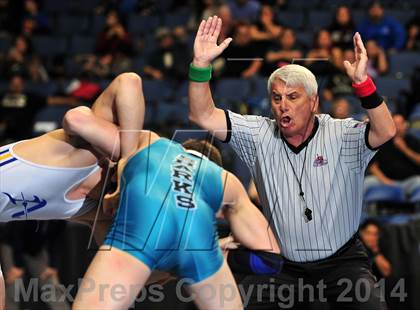 Thumbnail 3 in CIF Southern Section Masters Wrestling Championships (Day 2 - Finals) photogallery.