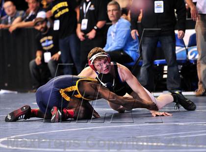 Thumbnail 3 in CIF Southern Section Masters Wrestling Championships (Day 2 - Finals) photogallery.