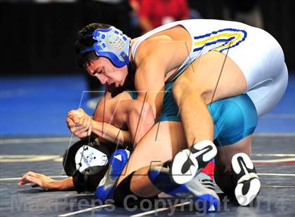 Thumbnail 3 in CIF Southern Section Masters Wrestling Championships (Day 2 - Finals) photogallery.