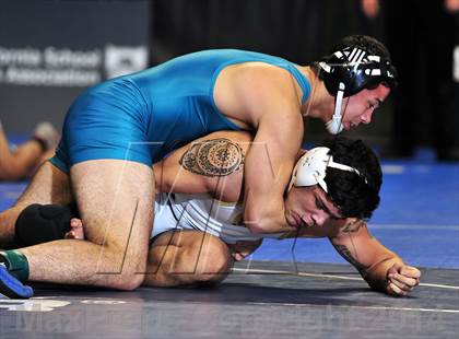 Thumbnail 3 in CIF Southern Section Masters Wrestling Championships (Day 2 - Finals) photogallery.