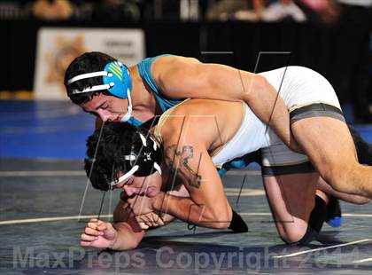 Thumbnail 3 in CIF Southern Section Masters Wrestling Championships (Day 2 - Finals) photogallery.