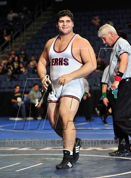 Thumbnail 3 in CIF Southern Section Masters Wrestling Championships (Day 2 - Finals) photogallery.