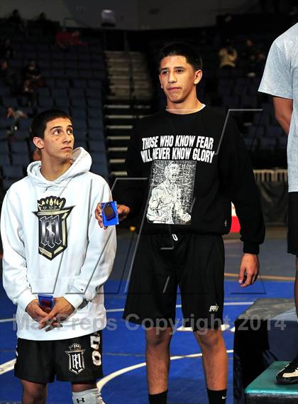 Thumbnail 3 in CIF Southern Section Masters Wrestling Championships (Day 2 - Finals) photogallery.