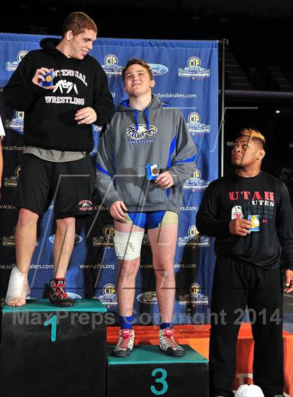 Thumbnail 2 in CIF Southern Section Masters Wrestling Championships (Day 2 - Finals) photogallery.