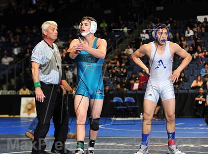 Thumbnail 3 in CIF Southern Section Masters Wrestling Championships (Day 2 - Finals) photogallery.