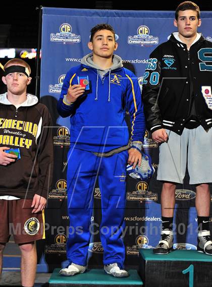 Thumbnail 3 in CIF Southern Section Masters Wrestling Championships (Day 2 - Finals) photogallery.