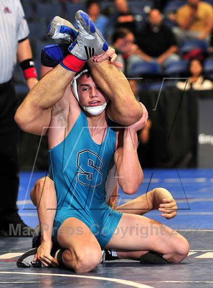 Thumbnail 2 in CIF Southern Section Masters Wrestling Championships (Day 2 - Finals) photogallery.