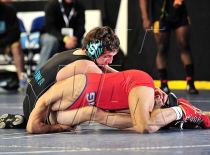 Thumbnail 3 in CIF Southern Section Masters Wrestling Championships (Day 2 - Finals) photogallery.