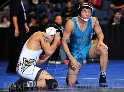 Thumbnail 3 in CIF Southern Section Masters Wrestling Championships (Day 2 - Finals) photogallery.