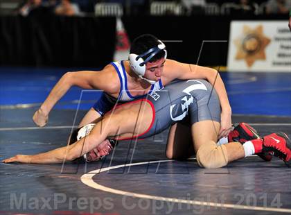 Thumbnail 3 in CIF Southern Section Masters Wrestling Championships (Day 2 - Finals) photogallery.