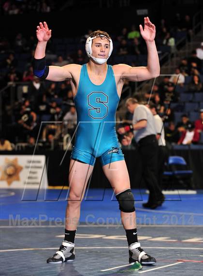 Thumbnail 3 in CIF Southern Section Masters Wrestling Championships (Day 2 - Finals) photogallery.