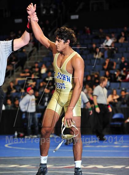 Thumbnail 3 in CIF Southern Section Masters Wrestling Championships (Day 2 - Finals) photogallery.