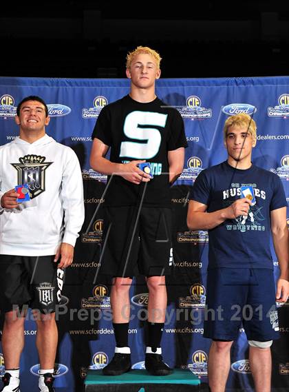 Thumbnail 3 in CIF Southern Section Masters Wrestling Championships (Day 2 - Finals) photogallery.