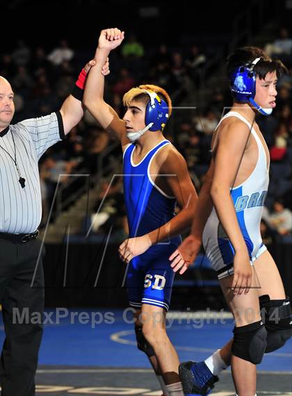 Thumbnail 1 in CIF Southern Section Masters Wrestling Championships (Day 2 - Finals) photogallery.