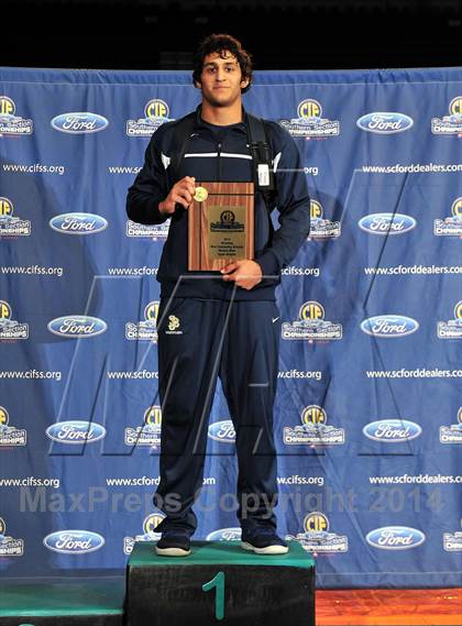 Thumbnail 3 in CIF Southern Section Masters Wrestling Championships (Day 2 - Finals) photogallery.