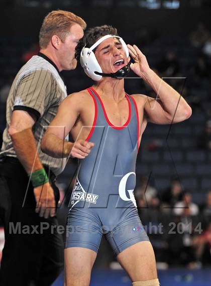 Thumbnail 3 in CIF Southern Section Masters Wrestling Championships (Day 2 - Finals) photogallery.