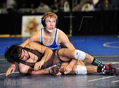 Thumbnail 3 in CIF Southern Section Masters Wrestling Championships (Day 2 - Finals) photogallery.