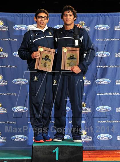 Thumbnail 1 in CIF Southern Section Masters Wrestling Championships (Day 2 - Finals) photogallery.