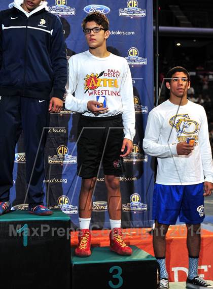 Thumbnail 2 in CIF Southern Section Masters Wrestling Championships (Day 2 - Finals) photogallery.