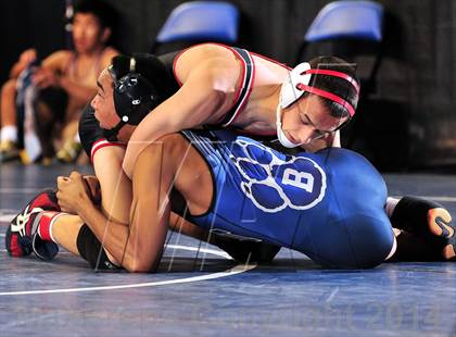 Thumbnail 2 in CIF Southern Section Masters Wrestling Championships (Day 2 - Finals) photogallery.