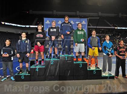 Thumbnail 2 in CIF Southern Section Masters Wrestling Championships (Day 2 - Finals) photogallery.