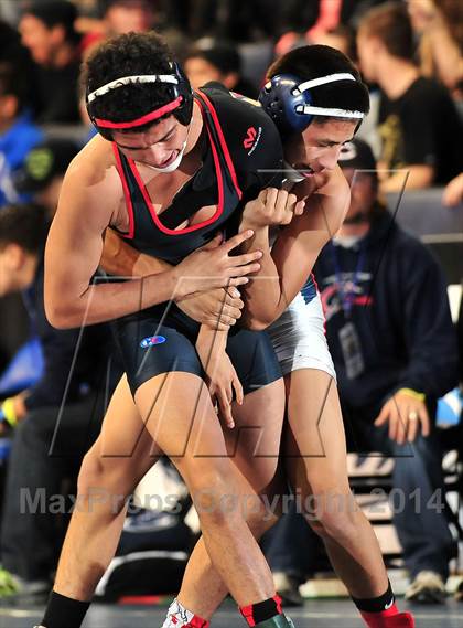 Thumbnail 3 in CIF Southern Section Masters Wrestling Championships (Day 2 - Finals) photogallery.