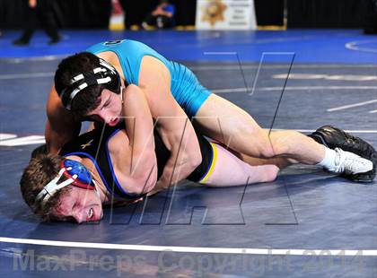 Thumbnail 3 in CIF Southern Section Masters Wrestling Championships (Day 2 - Finals) photogallery.