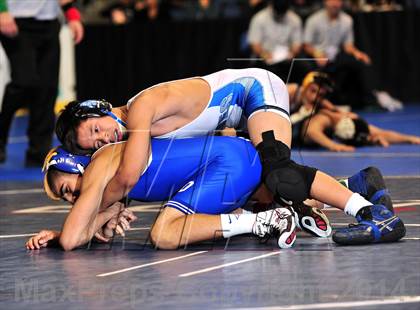 Thumbnail 3 in CIF Southern Section Masters Wrestling Championships (Day 2 - Finals) photogallery.