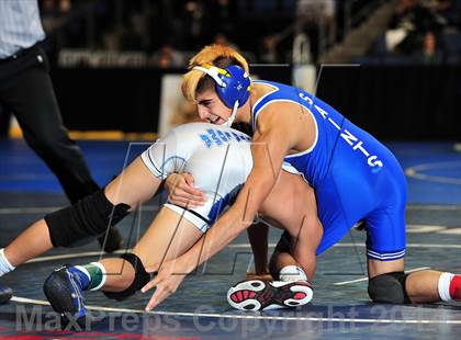 Thumbnail 3 in CIF Southern Section Masters Wrestling Championships (Day 2 - Finals) photogallery.