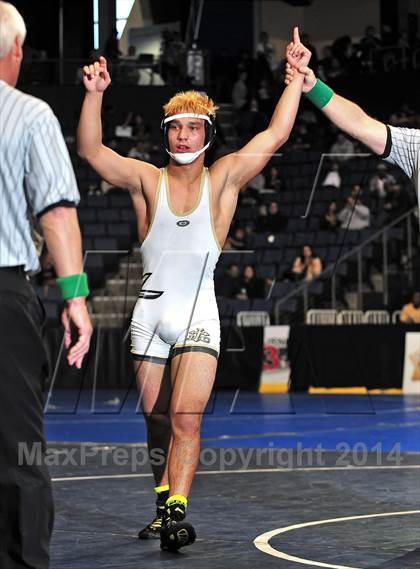 Thumbnail 3 in CIF Southern Section Masters Wrestling Championships (Day 2 - Finals) photogallery.