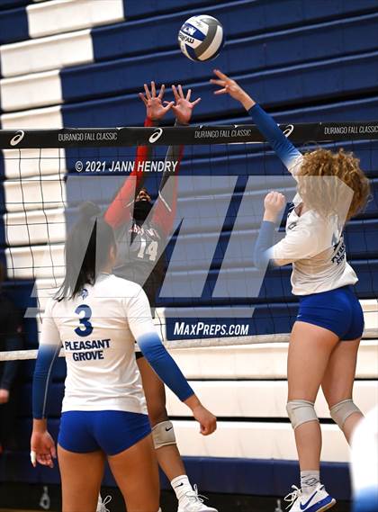 Thumbnail 1 in Pleasant Grove vs. Arbor View (Durango Fall Classic) photogallery.
