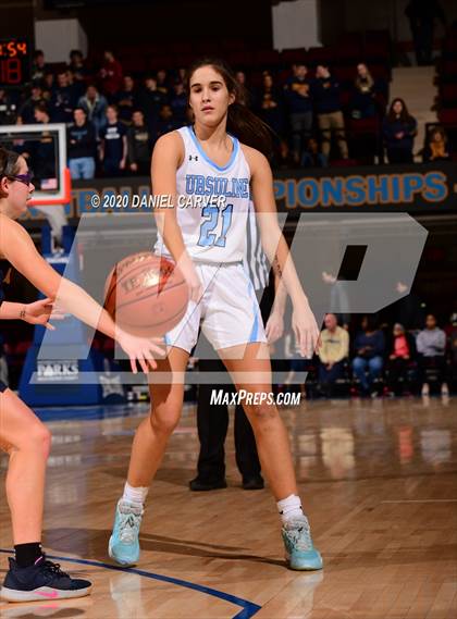 Thumbnail 2 in Ursuline vs. Our Lady of Lourdes (Section 1 Class AA Final)  photogallery.