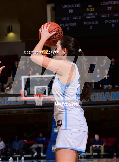 Thumbnail 3 in Ursuline vs. Our Lady of Lourdes (Section 1 Class AA Final)  photogallery.