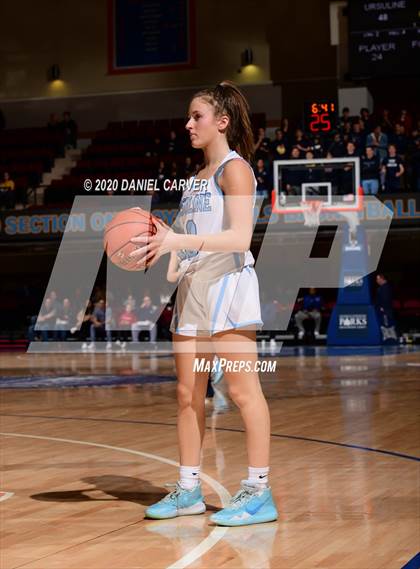 Thumbnail 1 in Ursuline vs. Our Lady of Lourdes (Section 1 Class AA Final)  photogallery.