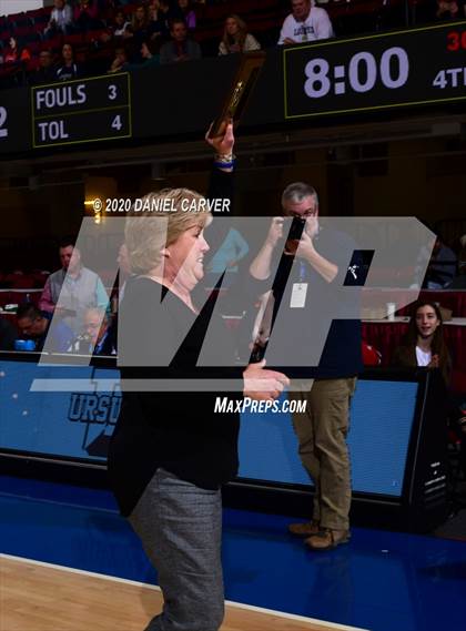 Thumbnail 2 in Ursuline vs. Our Lady of Lourdes (Section 1 Class AA Final)  photogallery.