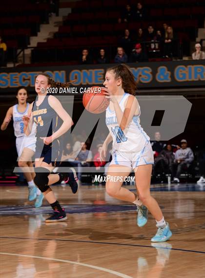 Thumbnail 2 in Ursuline vs. Our Lady of Lourdes (Section 1 Class AA Final)  photogallery.