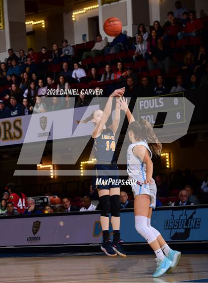 Thumbnail 1 in Ursuline vs. Our Lady of Lourdes (Section 1 Class AA Final)  photogallery.